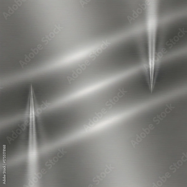 Obraz Sleek Brushed Metal Texture with Soft Reflections