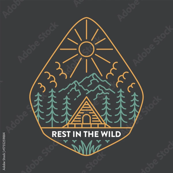 Obraz Rest in the Wild