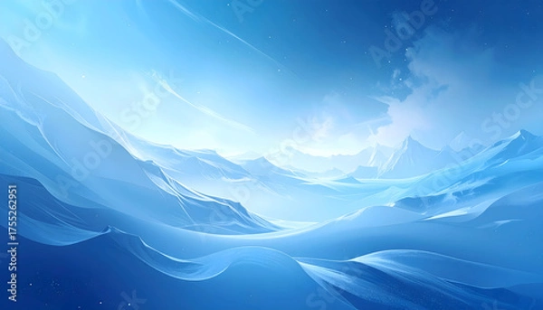 Obraz 寒いイメージの背景画像