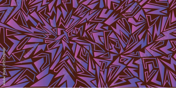 Obraz ilustration geometric abstract with gradient