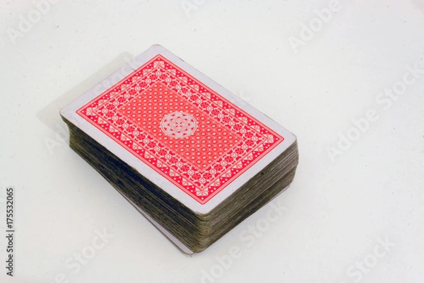 Fototapeta Red Card Deck