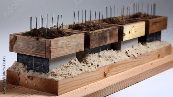 Fototapeta Innovative Soil Testing Apparatus for Agriculture Research