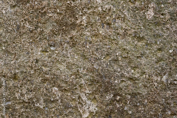 Obraz 茶色い石のざらざらした表面のクローズアップ。石や岩のテクスチャー
