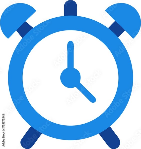 Fototapeta vector icon alarm clock illustration