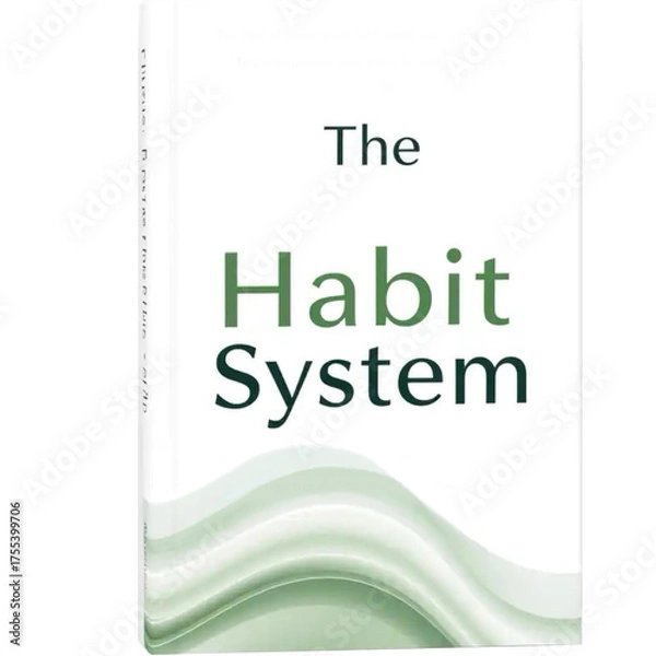 Fototapeta Magazine book cover with soft pastel color