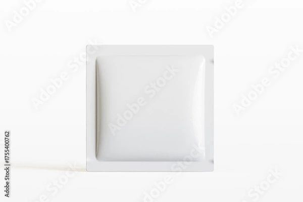 Fototapeta Sachet packaging mockup white color