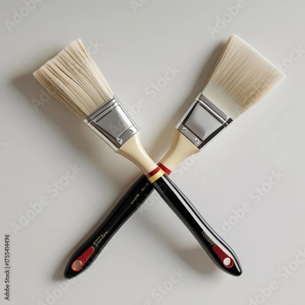 Obraz paint brush isolated on white