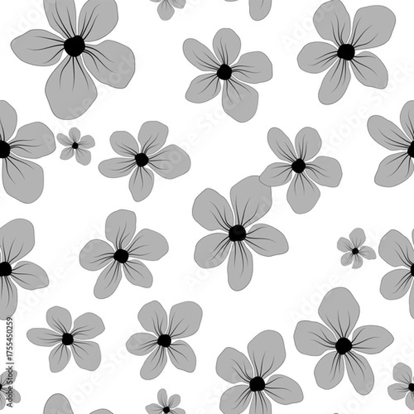 Fototapeta Abstract floral background. Modern design template for decoration design. Beautiful floral background.