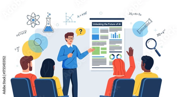 Obraz Unlocking The Future Of AI: A Dynamic Presentation On Artificial Intelligence Innovations