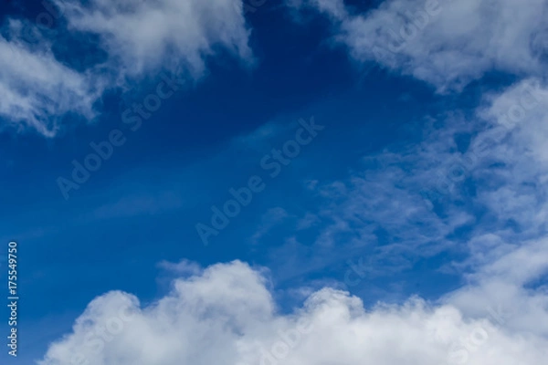 Fototapeta Cloud clear sky for background.