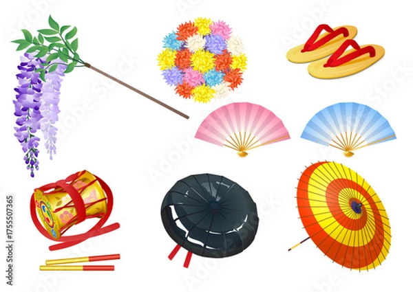 Obraz 日本舞踊_小道具セット