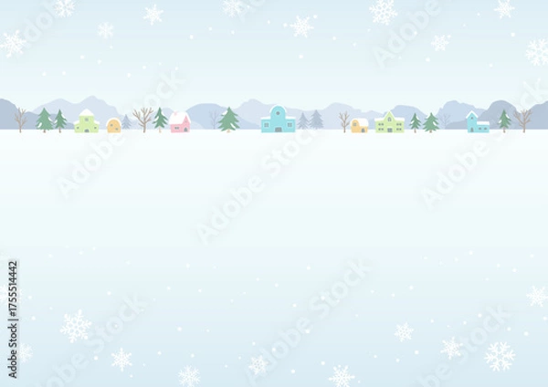 Obraz 雪の結晶背景