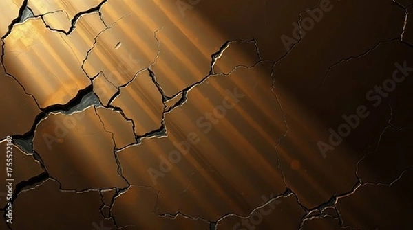 Obraz broken glass background