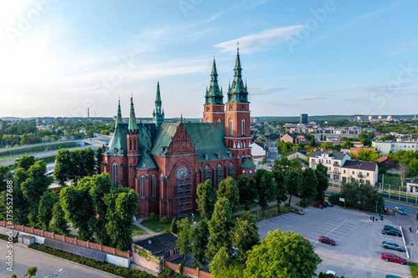 Fototapeta Kościół Świętego Krzyża w Kielcach, Polska