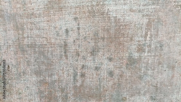 Fototapeta Old rough concrete wall texture with natural brown and gray color tones, perfect for background, construction design, or industrial surface pattern.