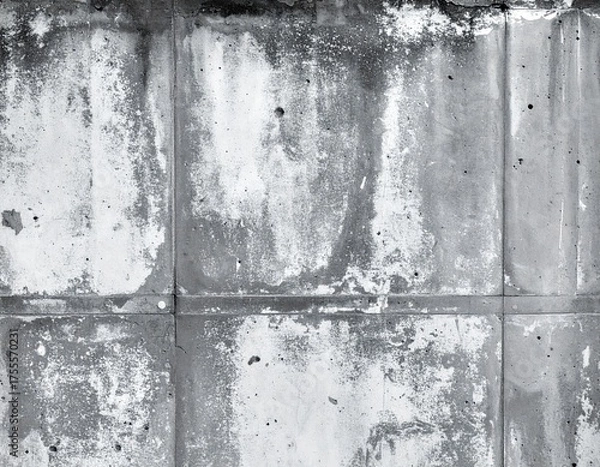 Fototapeta Gray concrete wall texture with squares