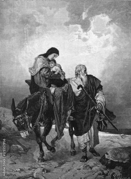 Obraz The flight into Egypt.