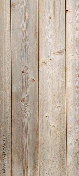 Fototapeta Texture of vertical planks in a close-up shot