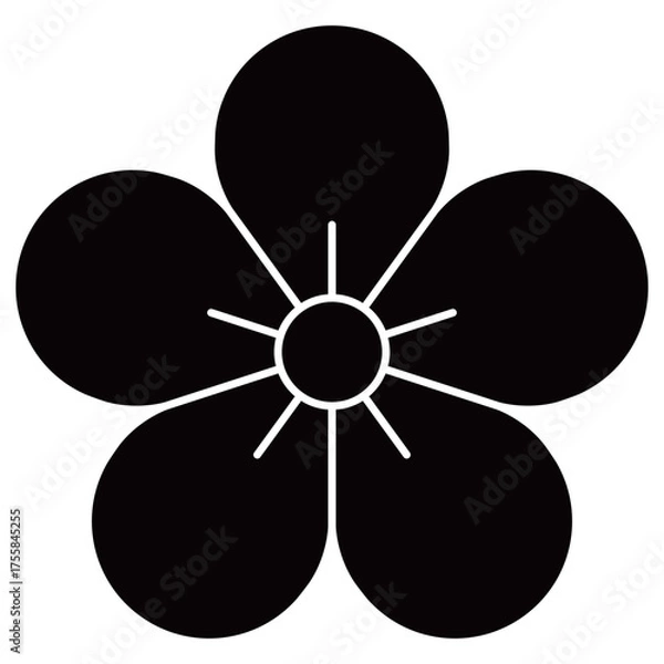 Obraz 家紋です。梅といいます。