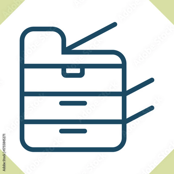 Fototapeta Office Copier Icon