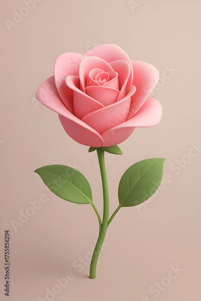Obraz pink rose