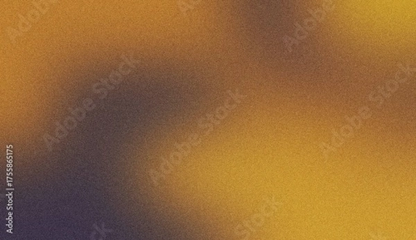 Fototapeta Abstract textured background with a blend of warm golden yellow and deep purple hues, creating a rich, painterly effect. Noise background. Gradient texture background