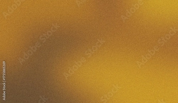 Fototapeta Close-up textured background with warm, earthy tones of gold, brown, and rust, suggesting natural materials or abstract art. Noise background. Gradient texture background