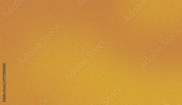 Fototapeta Close-up textured background with a warm gradient from deep orange to bright yellow, resembling sand or coarse fabric. Noise background. Gradient texture background