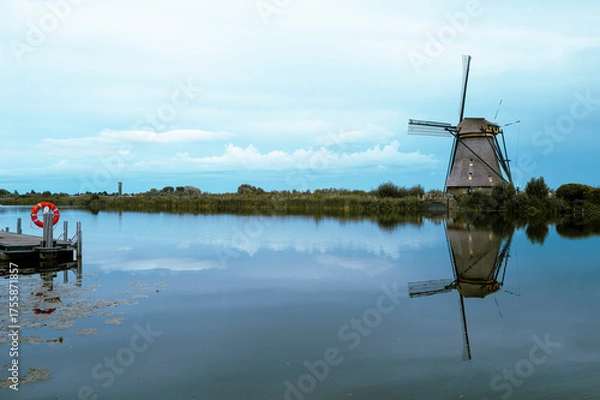 Obraz Windmühlen in Kinderdijk, Holland