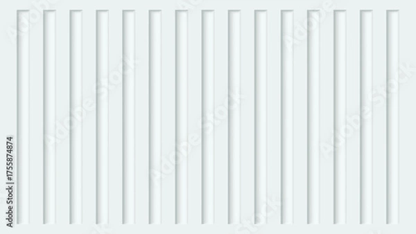 Obraz a white cargo container wall vertical lines