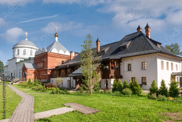 Obraz The Chapel of Makariy Kalyazinsky and the Church of Alexy, Metropolitan of Moscow in the Nikolaevsky Klobukov Convent. Kashin city. Tver region