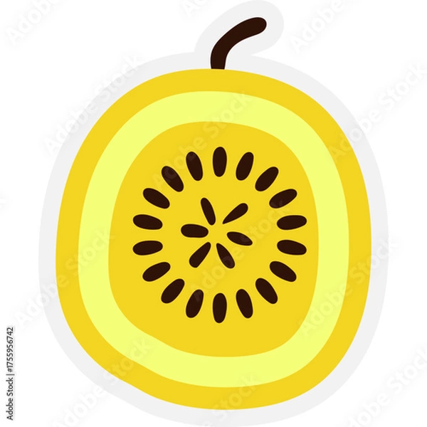 Fototapeta Fruit Slice Sticker