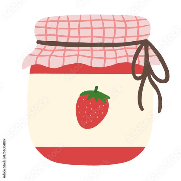Obraz strawberry jam 
