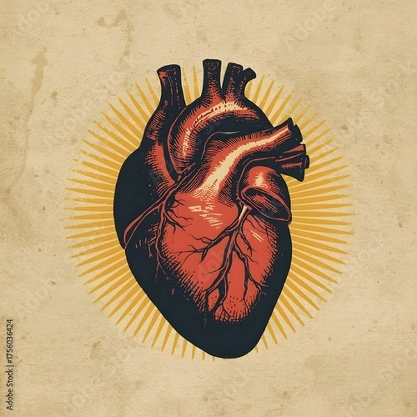 Fototapeta A heart  shape