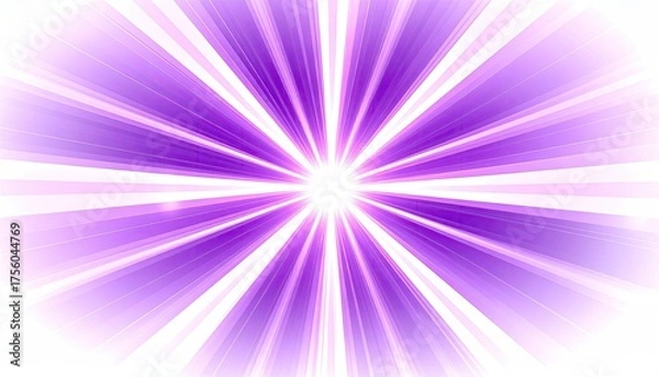 Obraz Violet Burst Backdrop. Rays emanating. Use web design element for banners
