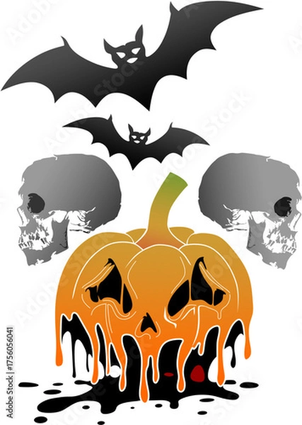 Obraz Background ilustration Halloween 
