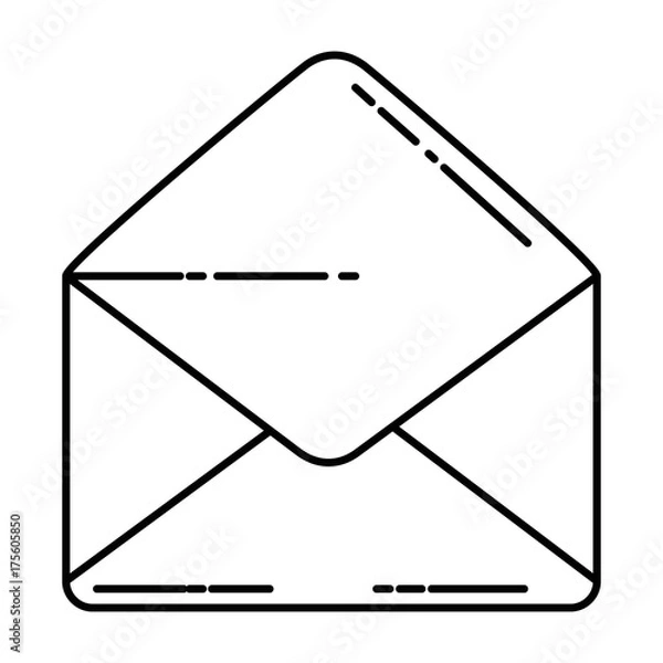 Obraz mail envelope isolated icon