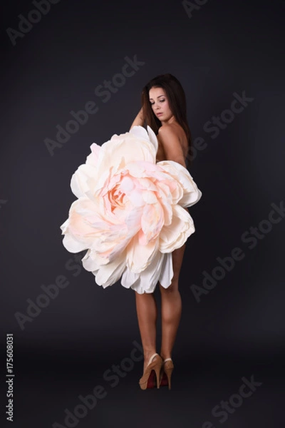 Obraz Beautiful cute brunette