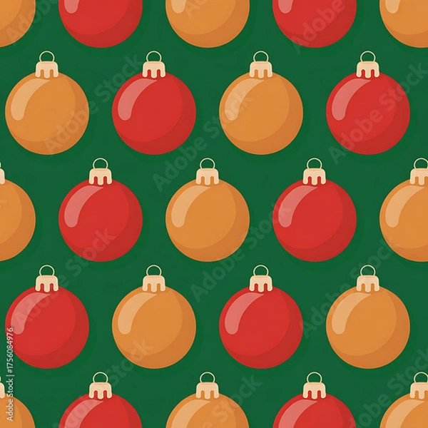 Obraz Classic Christmas Seamless Patterns