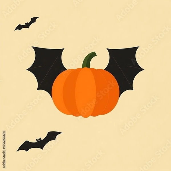 Obraz Abstract geometric Halloween design