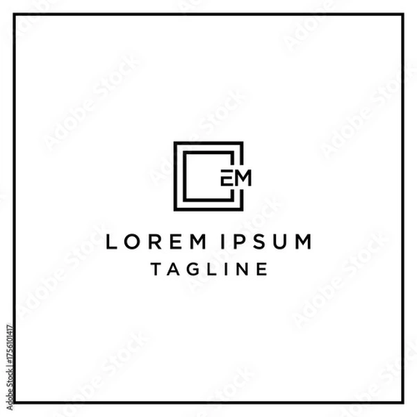 Fototapeta em square logo