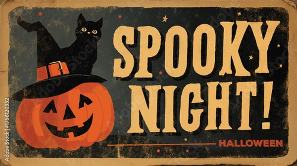 Fototapeta Adobe Illustrator Artwork, Spooky Night