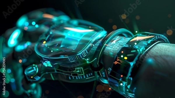 Obraz abstract futuristic background