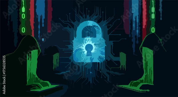 Obraz Neural Network Concept and Artificial Intelligence