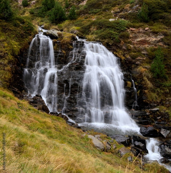 Obraz waterfall in the mountains
