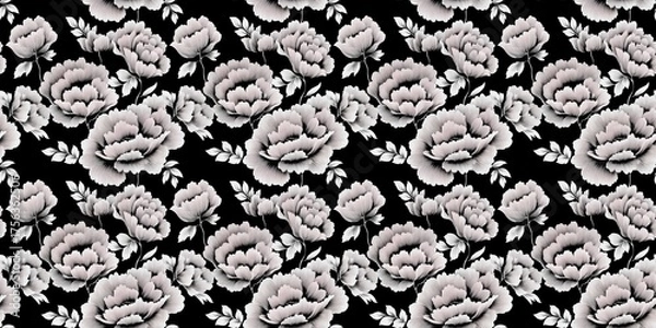 Fototapeta Elegant Rose Petal Layers Pattern Background