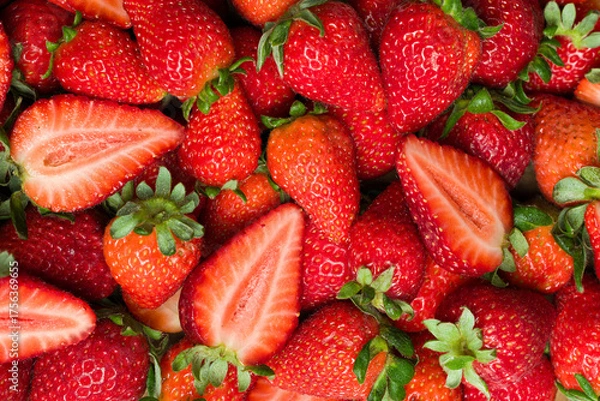 Obraz Strawberry background