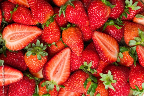 Obraz Strawberry background