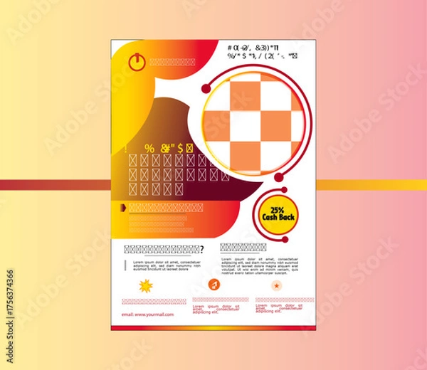 Obraz Corporate Flyer Design