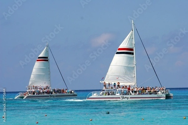 Fototapeta sailing party